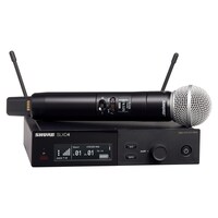 Shure Wireless Dig Handheld System SLXD2 Tx; SM58 Mic; SLXD4 Rx Frequency J54 = 562-606MHz