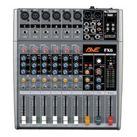 STRIKE-FX6AVE 6 Channel PA Mixer with FX and USB