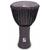 Toca Freestyle 2 Series Rope Tuned Djembe 14" in Black Mamba with Bag