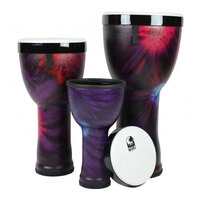 Toca Freestyle 2 Series Nesting Djembes in Woodstock Purple - PK3