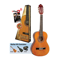 Valencia Vc102K 1/2 Size Nylon String Classical Guitar Kit - Natural