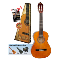 Valencia Vc103K 100 Series 3/4 Nylon String Classical Acoustic Guitar Kit (Natural)