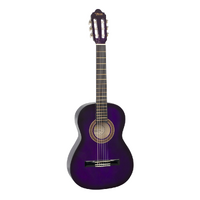 Valencia Vc103Pps 3/4 Size Nylon String Classical Guitar - Purple Sunburst