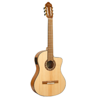 Valencia Vc304Ce Full Size Classical Guitar - Electric Acoustic W/ Cutaway - Natural