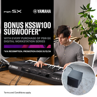 YAMAHA PSRSX920 ARRANGER WORKSTATION KEYBOARD BONUS SUBWOOFER 