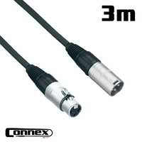 AVE Connex XMXF-3 Pro XLR Audio Cable 3m