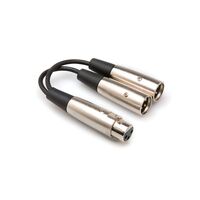 Y Cable, Xlr3F To Dual Xlr3M, 18 In