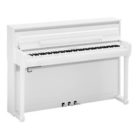 CLP885PWH Clavinova Digital Piano - Polished White Finish